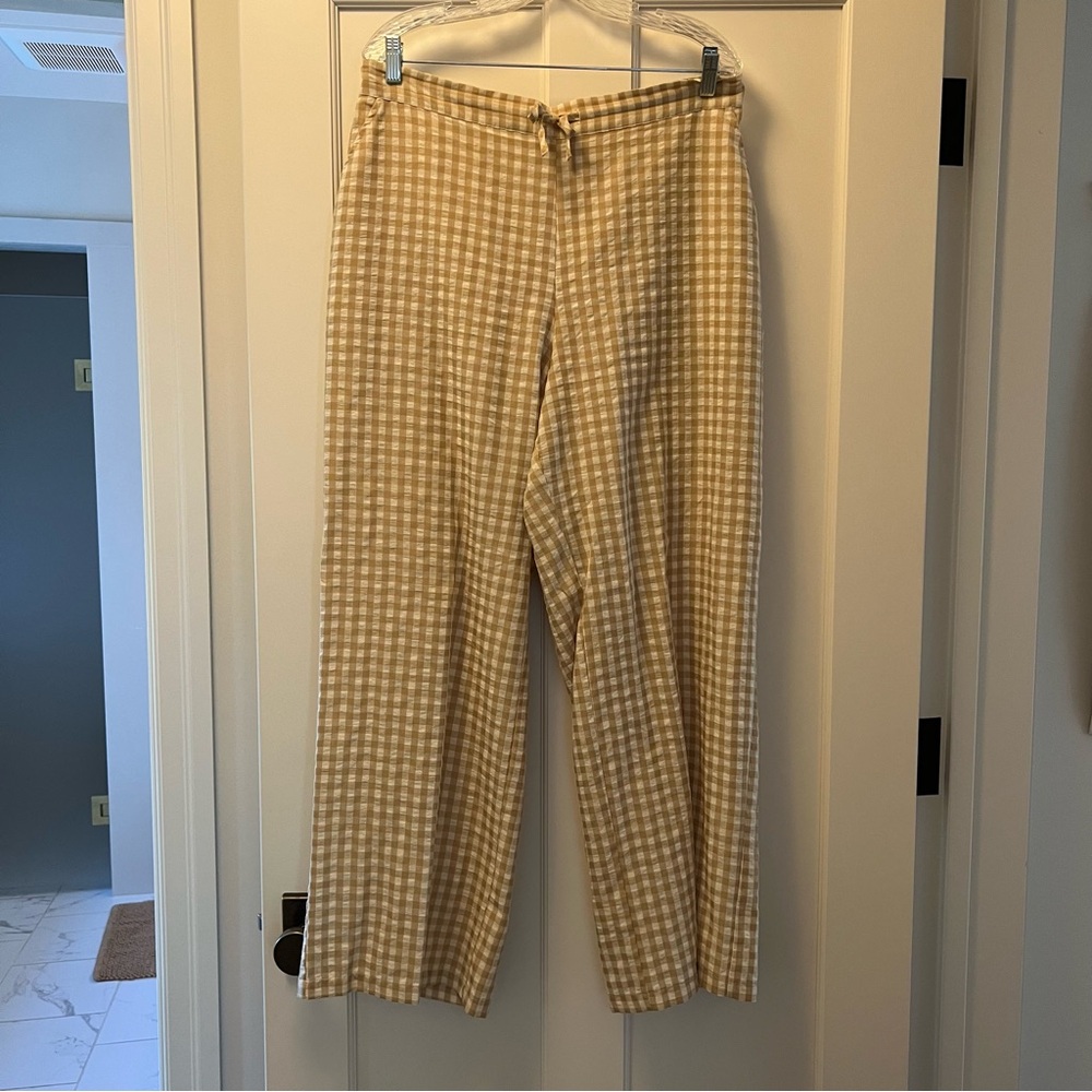 Sonderhaus - Perfect Pant (Tan Gingham)